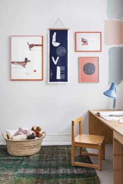 Paper Collective Rocky the Rabbit poster, 30x40 cm BeigeWhiteOrangeBrown Sale