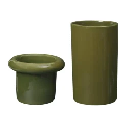 Ferm Living Rollo pot Ø31x46 cm, Moss Green