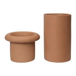 Ferm Living Rollo pot Ø31x46 cm, Terracotta Brown Outlet