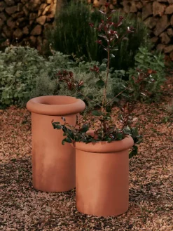 Ferm Living Rollo pot Ø31x46 cm, Terracotta Brown Outlet