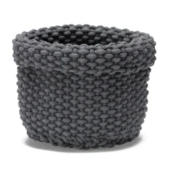 Etol Design Rope storage basket, graphite Grey Sale