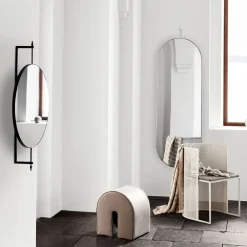Kristina Dam Studio Rotating mirror, Black Clearance