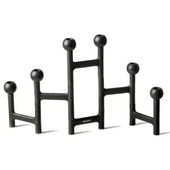 POLSPOTTEN Round Folding candlestick 56x30 cm, Dark Grey Outlet