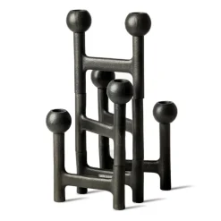 POLSPOTTEN Round Folding candlestick 56x30 cm, Dark Grey Outlet