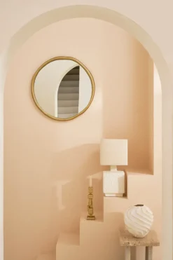 URBAN NATURE CULTURE Rox mirror Ø60 cm, Gold Gold-coloured Best