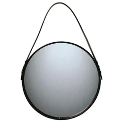 Ørskov mirror , Ø 30 cm Black Outlet