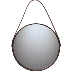 Ørskov mirror , Ø 40 cm Brown Outlet
