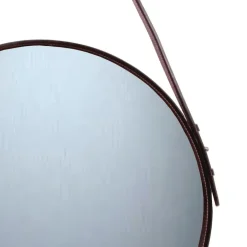 Ørskov mirror , Ø 40 cm Brown Outlet