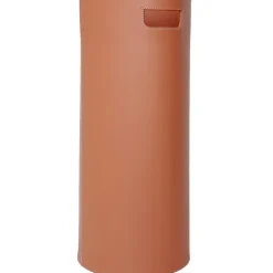 Ørskov umberella stand, Cognac with white stitching Brown Hot