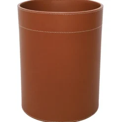 Ørskov waste basket leather, Cognac Brown Sale