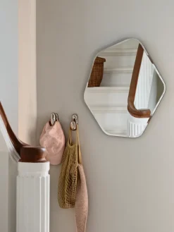 Broste Copenhagen Ruby wall mirror 60x50 cm, Clear-black TransparentBlack Discount