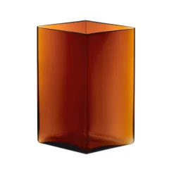 Iittala Ruutu vase 20.5x27 cm, copper Gold-coloured Hot