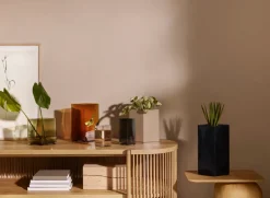 Iittala Ruutu vase 20.5x27 cm, copper Gold-coloured Hot