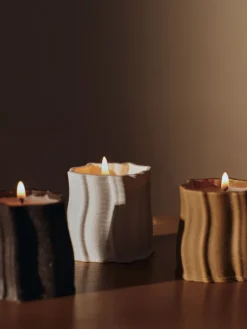 Ferm Living Rylith scented candle 53 h, Fig White Best