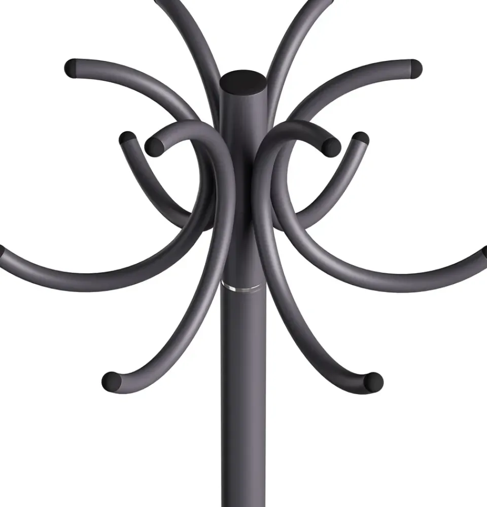Lammhults S70-12 coat rack, Graphite texture Grey Best