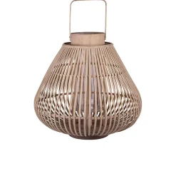 Broste Copenhagen Sahara lantern L, Bamboo Beige Sale