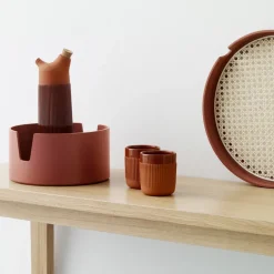 Normann Copenhagen Salon tray Ø 40 cm, rust OrangeRed Clearance