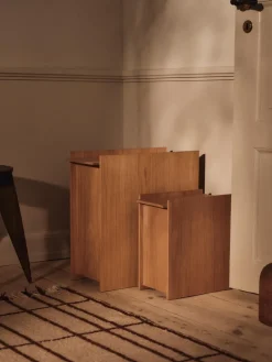 Ferm Living Sama waste bin, Oak, 50 L Beige Discount
