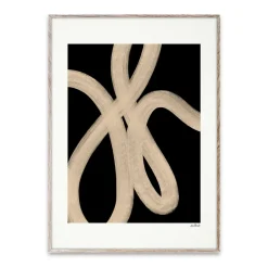 Paper Collective Sand Lines poster, 30x40 cm BeigeBlack New