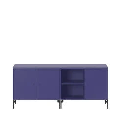 Montana Save side table, Monarch 135, black lacquered leg Blue Discount