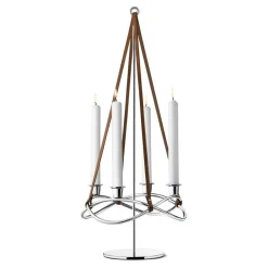 Georg Jensen Season extension stand for candleholder, shiny GreySilver-coloured Best