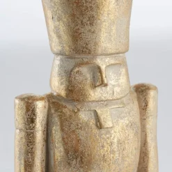 Lene Bjerre Serafina figurine nutcracker 32 cm, Antique gold light Gold-coloured Clearance