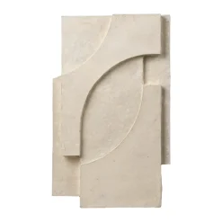 Kristina Dam Studio Serif Relief wall decoration M, Off White Online