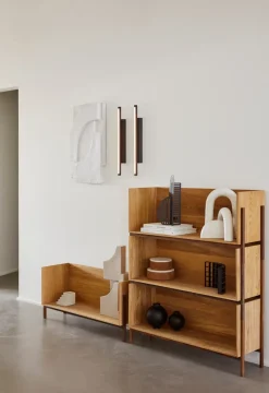 Kristina Dam Studio Serif Relief wall decoration M, Off White Online