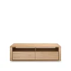 Ethnicraft Shadow media cabinet, Oiled oak 2 drawers Beige Online