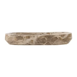 Bloomingville Shao tray marble 24.5x12.5 cm, Natural Brown Discount