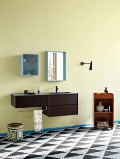 Montana Shelfie colour frame mirror 46.8x69.6 cm, Flint Blue New