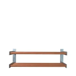 Scherlin Shoe shelf 5, Oiled oak, wall, 2 level Beige Outlet