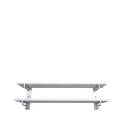 Scherlin Shoe shelf 7, , wall, aluminium, 2 levels White New