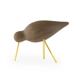 Normann Copenhagen Shorebird walnut-brass, medium Brown Best