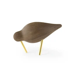 Normann Copenhagen Shorebird walnut-brass, Small Brown Discount