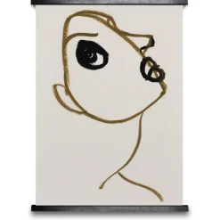 Paper Collective Silhouette 02 poster, 50x70 cm BeigeBrownBlack Hot