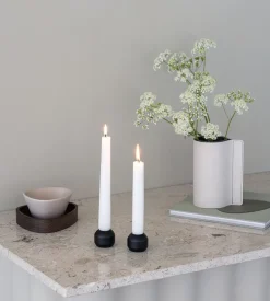 LIND DNA Silhouette candle sticks 34 2-pack, Black Online