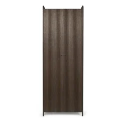 Ferm Living Sill Tall cabinet, Dark stained oak Brown