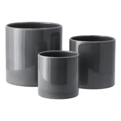 Scandi Living Sleek pot Ø15 cm, Charcoal Grey New