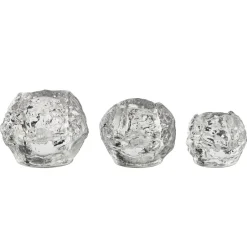 Kosta Boda Snowball candle holder 3-pack, 3-pack Transparent Outlet