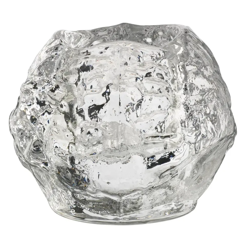 Kosta Boda Snowball votive, medium Transparent Clearance