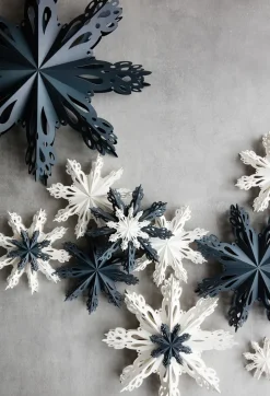 Broste Copenhagen Snowflake Christmas decoration , Ø15 cm White Clearance