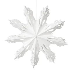 Broste Copenhagen Snowflake Christmas decoration , Ø30 cm White