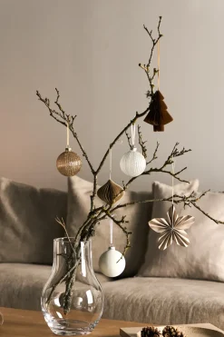 Scandi Living Snowing baubles 6-pack, White Best