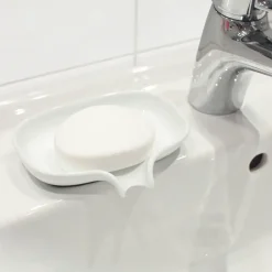 Bosign Soap dish with drainage spout porcelain, White Online