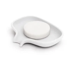 Bosign Soap Saver Flow soap dish with drainage spout small, White Online