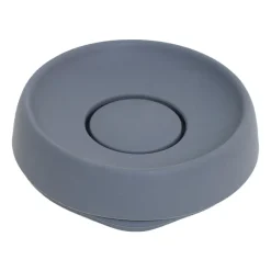 Bosign Soap tray with concealed drain spout in silicone - medium, Graphite Grey Sale