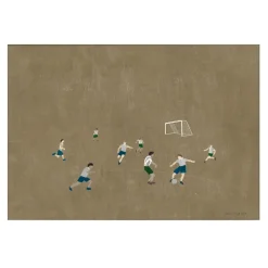 Fine Little Day Soccer poster 50x70 cm, Brown Discount