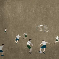 Fine Little Day Soccer poster 50x70 cm, Brown Discount