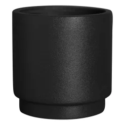 DBKD Solid flower pot cast iron, Medium Ø16 cm GreyBlack Online